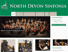 Tablet Screenshot of northdevonsinfonia.org.uk